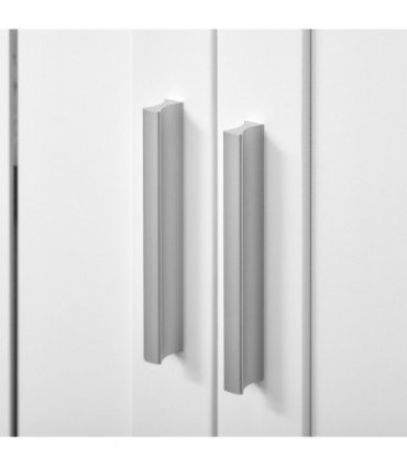Modern White MDF Under Sink Cabinet with 2 Doors, Bathroom Vanity Unit 60cm
