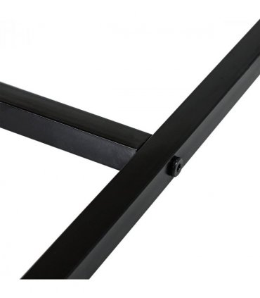 Bedside Table 2 Drawer Unit  Zig Zag Design w/ Black Metal Handles