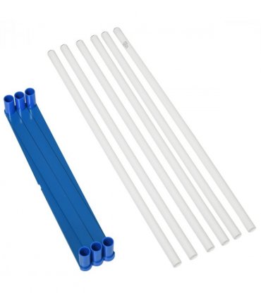 Dog Weave Pole Set Agility Starter Kit Pet Outdoor Exercise Training Set