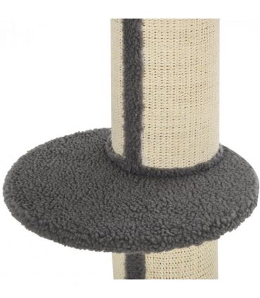 91cm Cat Tree Kitten Activity Center Tower Scratching Post Lamb Cashmere Perch