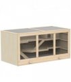 Wooden Hamster Cage Rats Mice Rodent Small Animals Hutch Exercise Play House