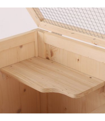 Wooden Hamster Cage Small Animals Pet Rodent Mouse Guinea Pig Play Exercise