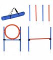 Pet Agility Set Training Play Kit Dog Jump Hoop Poles Tunnel Obedience Equipment