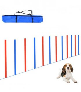 Pet Agility Set Training Play Kit Dog Hoop Poles Tunnel Obedience Equipment