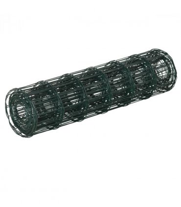 Mesh Fence Green PVC Coated 1000L x 1W x 61H cm Chicken Wire Mesh Garden