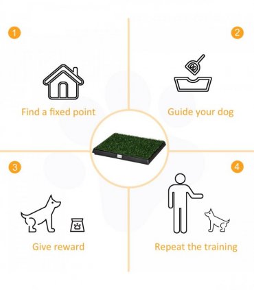 Large Dog Toilet Mat Indoor Potty Puppy Trainer Grass Litter Tray Pad Restroom