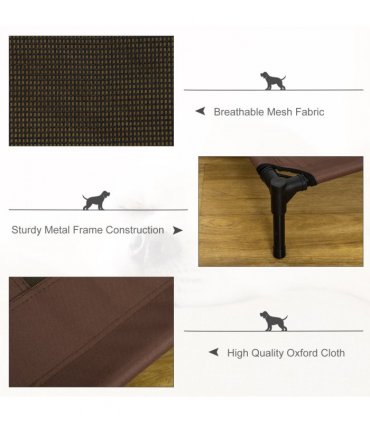 Pet Bed Raised Cot Dog Cat Elevated Puppy Hammock Camping Portable Waterproof