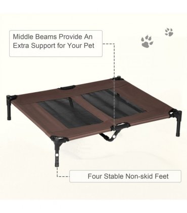 Pet Bed Raised Cot Dog Cat Elevated Puppy Hammock Camping Portable Waterproof