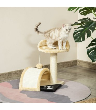 Cat Tree Kitten Scratching Scratcher Cosy Sisal Home Play Rest Activity Exercise