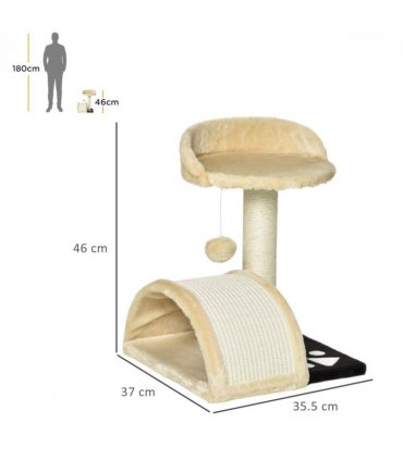 Cat Tree Kitten Scratching Scratcher Cosy Sisal Home Play Rest Activity Exercise