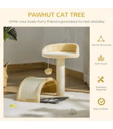 Cat Tree Kitten Scratching Scratcher Cosy Sisal Home Play Rest Activity Exercise