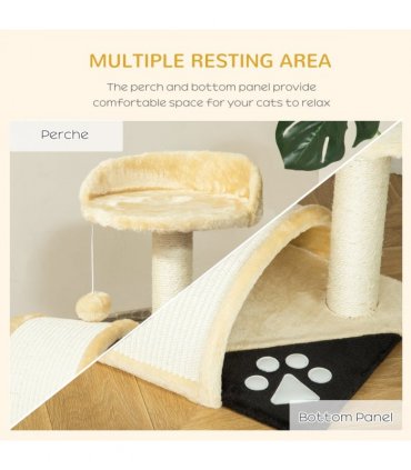 Cat Tree Kitten Scratching Scratcher Cosy Sisal Home Play Rest Activity Exercise