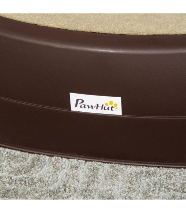 Portable Dog Steps Non-slip Pet Stairs 3-Step Design for High Beds Sofas, Brown