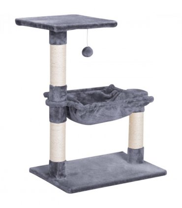 Cat Tree Scratching Posts  Natural Sisal Hammock Bed Kitty Activity Center 70Hcm