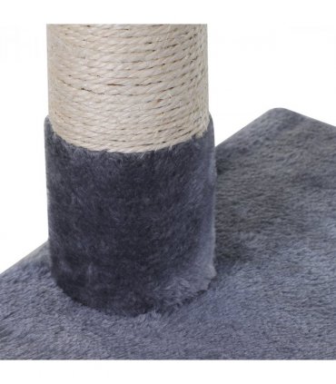 Cat Tree Scratching Posts  Natural Sisal Hammock Bed Kitty Activity Center 70Hcm