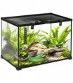 Wire Mesh Black Reptile Terrarium for Lizards, Horned Frogs, Snakes 50x30x35cm
