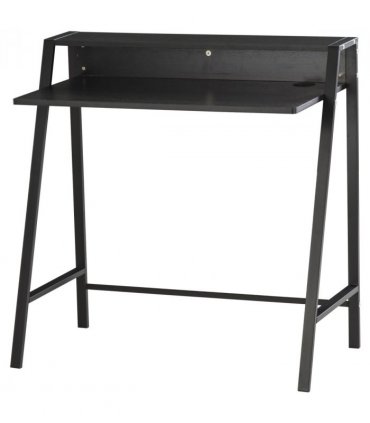 Computer Desk with Upper Storage Shelf, Stylish Indoor Decor 85cm