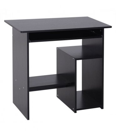 Computer Desk, 73.5H cm-Black, Particleboard, 80L x 45W x 73.5H cm
