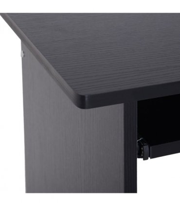 Computer Desk, 73.5H cm-Black, Particleboard, 80L x 45W x 73.5H cm
