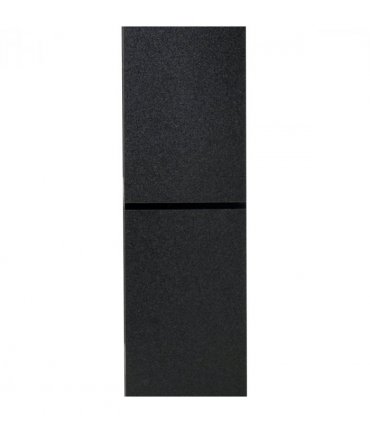 Bookcase 178cm 8-Shelf Black Melamine Surface Foot Pads Multipurpose 8-Grid