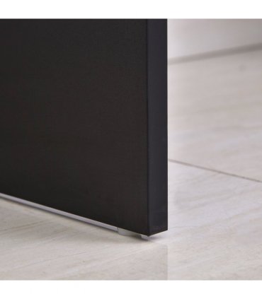 Computer Desk with Sliding Keyboard Tray, Storage Drawer, Shelf - Black