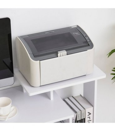 Computer Desk White Particle board 100cm x 40cm x 86.6cm Sliding Keyboard Tray