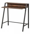 Metal Office PC Workstation Storage Shelf Color Rustic Brown 84cmx45cmx85cm