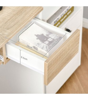Compact Computer Table Oak