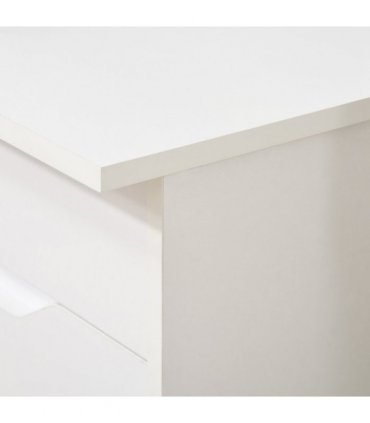 Computer ,Workstation White w/ Drawers Home Office