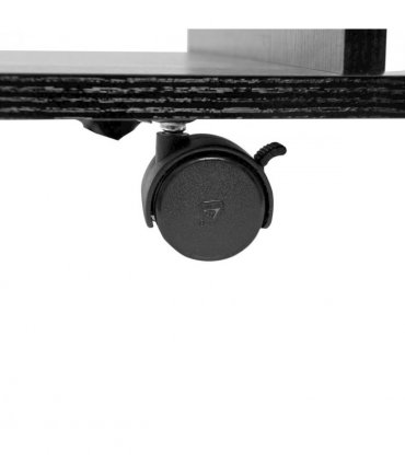 TV Stand Bookshelves in Black, Elegant modern design, 3-tier shelf, 80cm x 40cm
