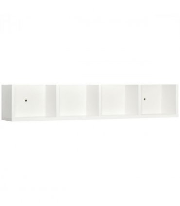 Multi-Media Wooden Shelf-White Home