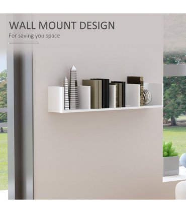 Multi-Media Wooden Shelf-White Home