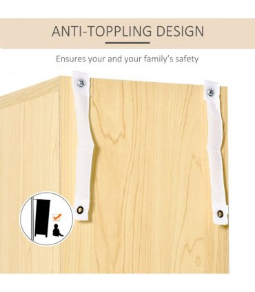 Multimedia Shelf 21L 75H cm Pine Wood Colour Solid MDF Particle Board 204 CDs