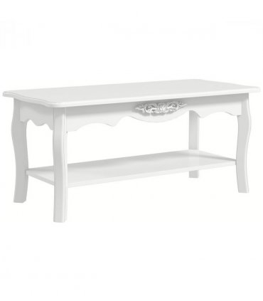 Coffee Table, 94Lx44Wx42H cm-White