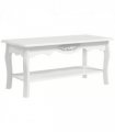 Coffee Table, 94Lx44Wx42H cm-White