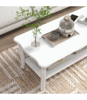 Coffee Table, 94Lx44Wx42H cm-White