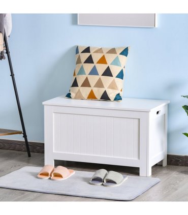 Large Storage Box Toy Chest  with Lid & Safety Hinges
