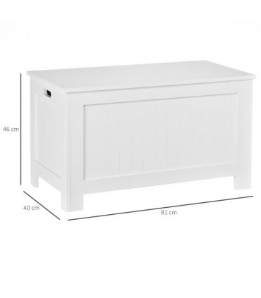 Large Storage Box Toy Chest  with Lid & Safety Hinges