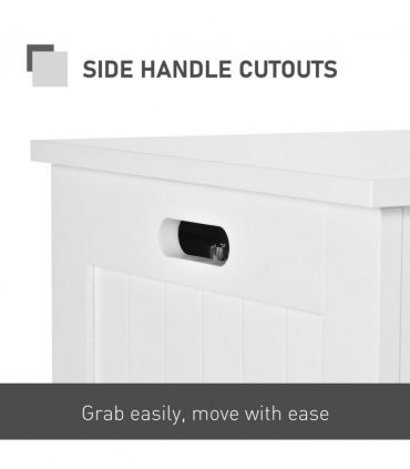 Large Storage Box Toy Chest  with Lid & Safety Hinges