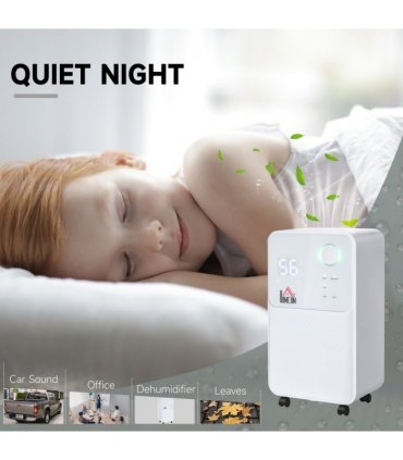 12L/Day 2000ML Portable Quiet Dehumidifier Home Laundry Room Electric Moisture