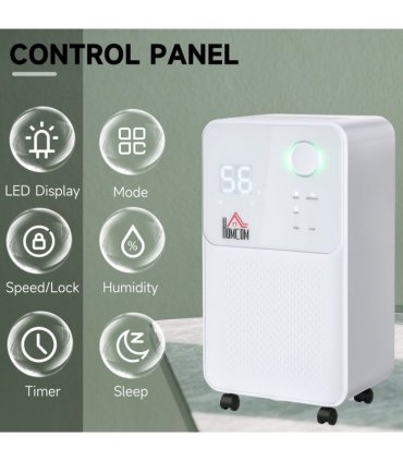 12L/Day 2000ML Portable Quiet Dehumidifier Home Laundry Room Electric Moisture