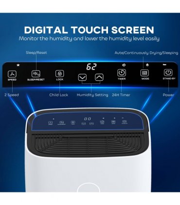 16L/Day 4000ML Portable Quiet Dehumidifier Home Laundry Room Electric Moisture