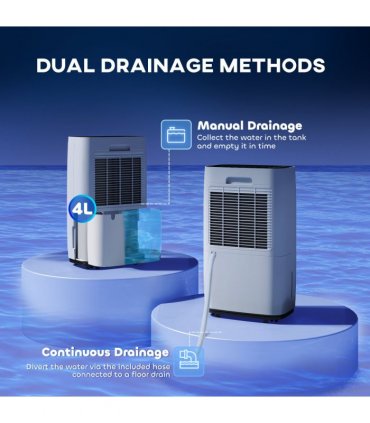 20L/Day 4000ML Portable Quiet Dehumidifier Home Laundry Room Electric Moisture