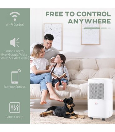10L/Day 2200ML Portable Quiet Dehumidifier Home Laundry Room Electric Moisture