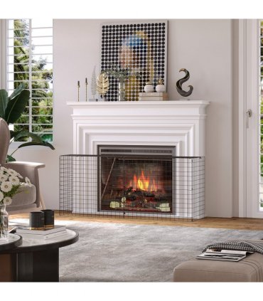 Extendable Fireguard Screen-Black