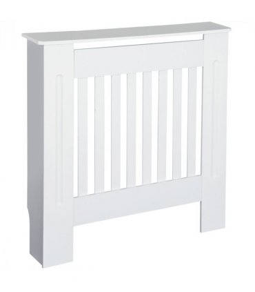 Radiator Cover Wooden Cabinet Shelving Home Office Vertical Slattted Vent