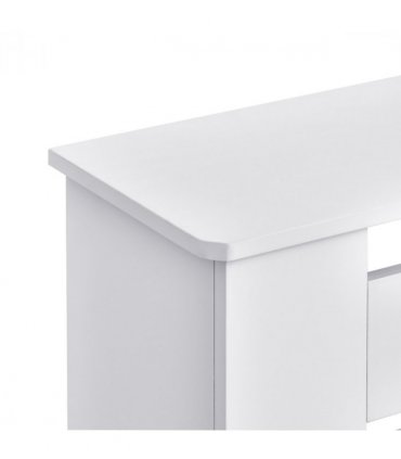 MDF Radiator Cover, 152 cm L-White