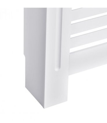 MDF Radiator Cover, 152 cm L-White