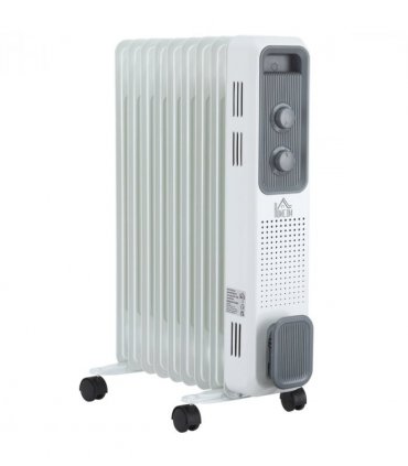 2180W Oil Filled Radiator, 3 Settings, Safe Power-Off, 9 Fins Radiator