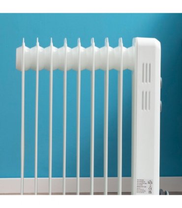 2180W Oil Filled Radiator, 3 Settings, Safe Power-Off, 9 Fins Radiator
